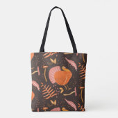 Kerstmis kalkoen tote bag (Achterkant)