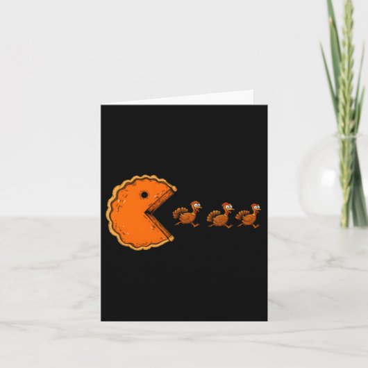 Kerstmis kalkoen voor kaart (Voorkant)