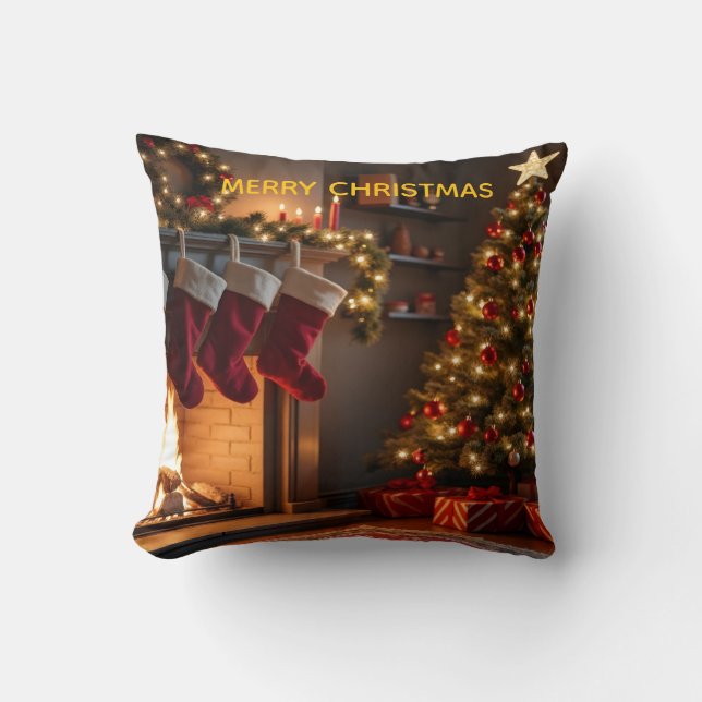 Kerstmis kamer kussen (Voorkant)