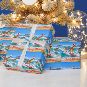 Kerstmis Kangoeroe Surfen Bells Beach Cadeaupapier