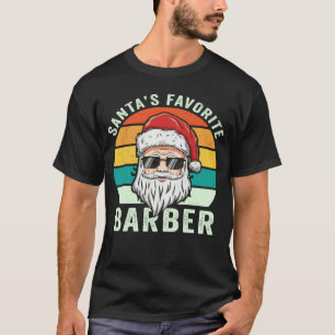 Kerstmis Kapper Haarstylist Santa s Favoriet T-shirt