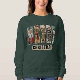 Kerstmis Karakter Collage Kerst T-shirt Cadeau