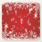 Kerstmis Kartonnen Onderzetters (Voorkant)