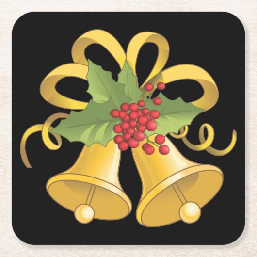 Kerstmis Kartonnen Onderzetters (Voorkant)