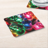 Kerstmis Kartonnen Onderzetters (Schuin)