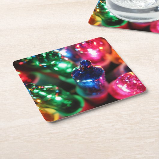 Kerstmis Kartonnen Onderzetters (Schuin)