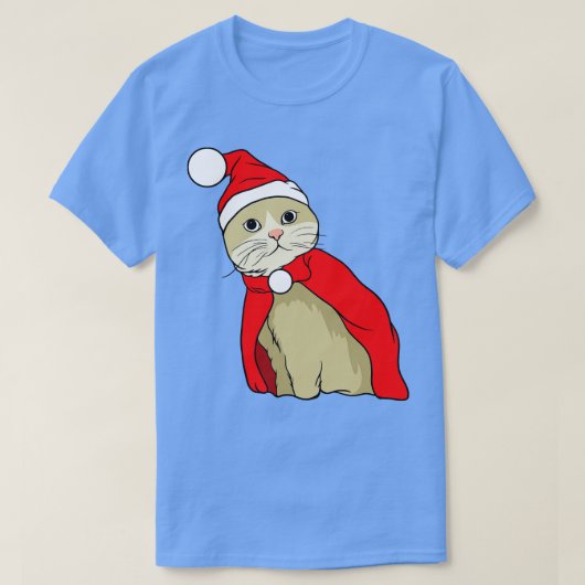 Kerstmis Kat 1 T-shirt (Design voorkant)