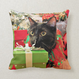 Kerstmis - Kat - Bentley Kussen