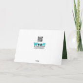 Kerstmis - Kat - Boter en Piggy Feestdagen Kaart (Achterkant)