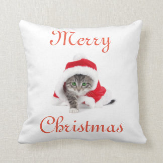 Kerstmis Kat Pillow Kussen