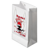 Kerstmis Kat Verrassingsdoos Klein Cadeauzakje (Voorkant Gekanteld)