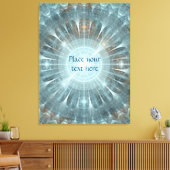 Kerstmis Kathedraal Raam Canvas Afdruk (Insitu (Woonkamer))