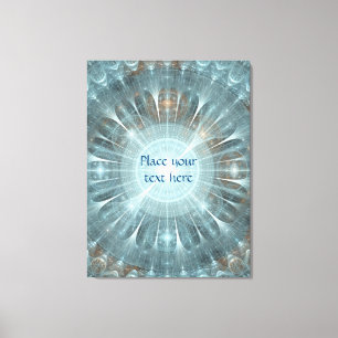 Kerstmis Kathedraal Raam Canvas Afdruk