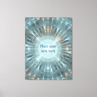 Kerstmis Kathedraal Raam Canvas Afdruk