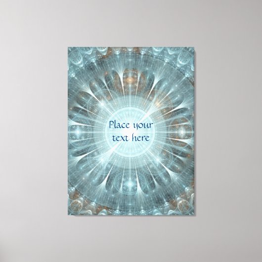 Kerstmis Kathedraal Raam Canvas Afdruk (Voorkant)
