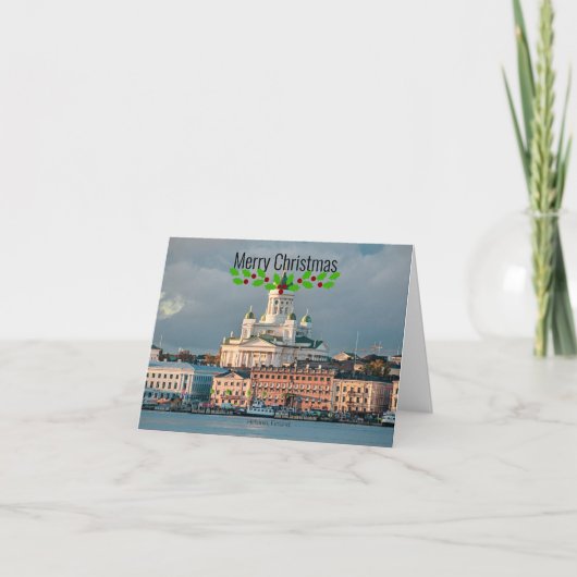 Kerstmis Kathedraal van Helsinki Kaart (Voorkant)