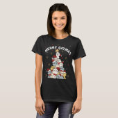 Kerstmis Kattenberg Kerstboom Niet Lelijk T-shirt (Voorkant volledig)