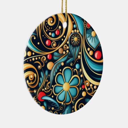 Kerstmis Keramisch Ornament (Rechts)