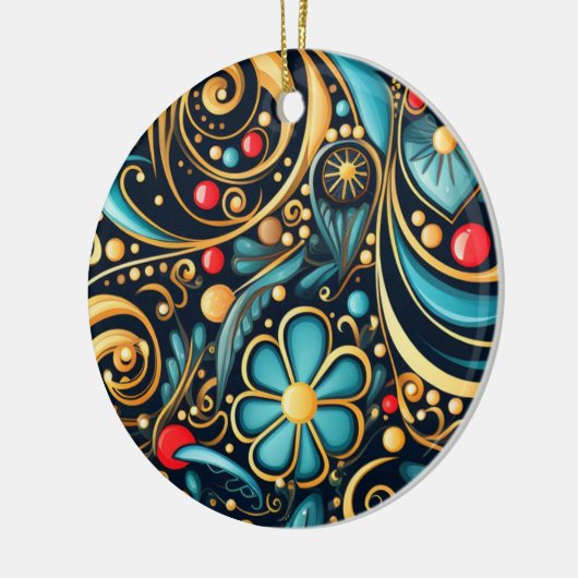 Kerstmis Keramisch Ornament (Links)