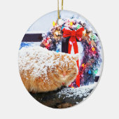 "Kerstmis" Keramisch Ornament (Links)