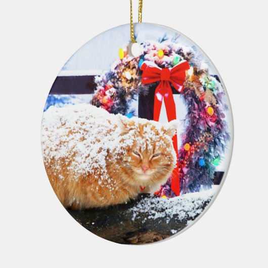 "Kerstmis" Keramisch Ornament (Links)