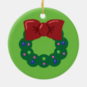 Kerstmis Keramisch Ornament (Achterkant)