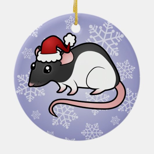 Kerstmis Keramisch Ornament (Achterkant)