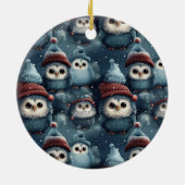 Kerstmis Keramisch Ornament (Achterkant)