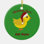 Kerstmis Keramisch Ornament (Voorkant)