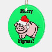 kerstmis keramisch ornament (Links)