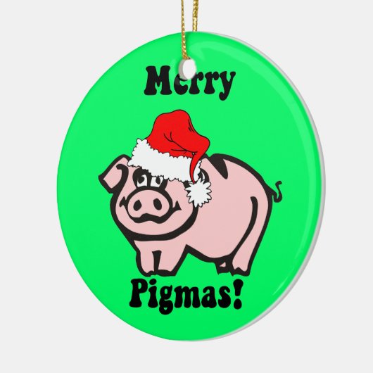 kerstmis keramisch ornament (Links)