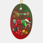 Kerstmis Keramisch Ornament (Links)