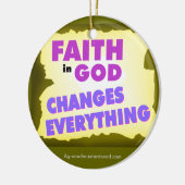 Kerstmis Keramisch Ornament (Links)