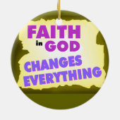 Kerstmis Keramisch Ornament (Achterkant)