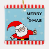 Kerstmis Keramisch Ornament (Voorkant)