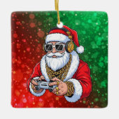 Kerstmis Keramisch Ornament (Voorkant)