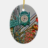 Kerstmis Keramisch Ornament (Voorkant)