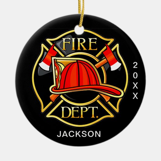 Kerstmis Keramisch Ornament (Voorkant)