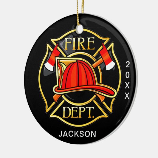 Kerstmis Keramisch Ornament (Links)