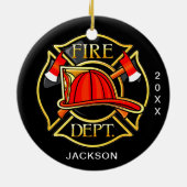 Kerstmis Keramisch Ornament (Achterkant)