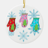 Kerstmis Keramisch Ornament (Voorkant)