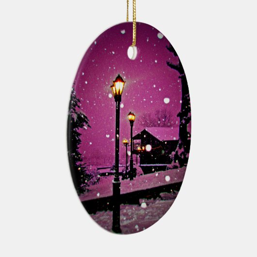 kerstmis keramisch ornament (Rechts)