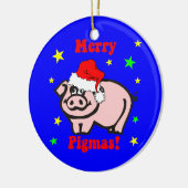 kerstmis keramisch ornament (Links)