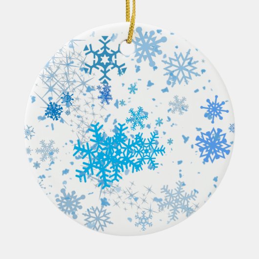 Kerstmis Keramisch Ornament (Voorkant)