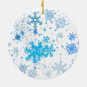 Kerstmis Keramisch Ornament (Achterkant)