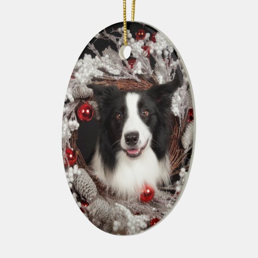 Kerstmis Keramisch Ornament (Links)