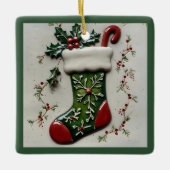 Kerstmis keramisch ornament (Voorkant)