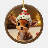 Kerstmis Keramisch Ornament (Achterkant)