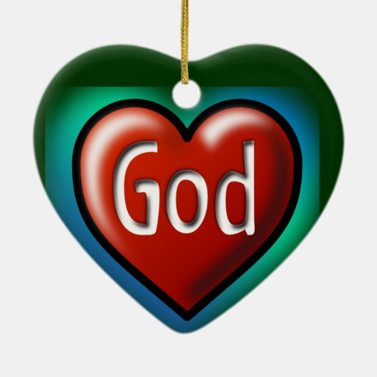 Kerstmis Keramisch Ornament (Achterkant)