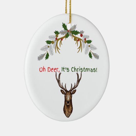 Kerstmis Keramisch Ornament (Rechts)